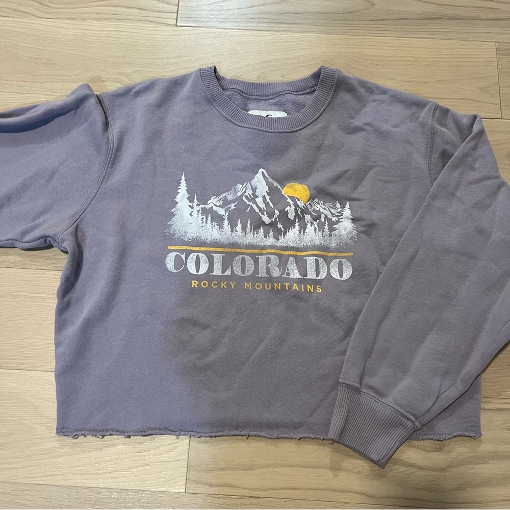 Colorado Cropped Crewneck Sweatshirt